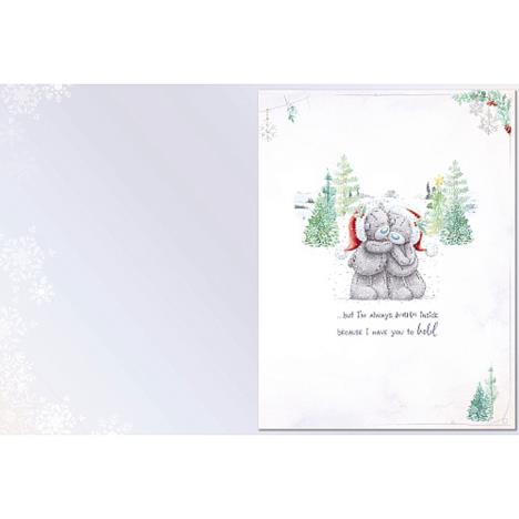 Handsome Husband Me to You Bear Luxury Boxed Christmas Card Extra Image 1